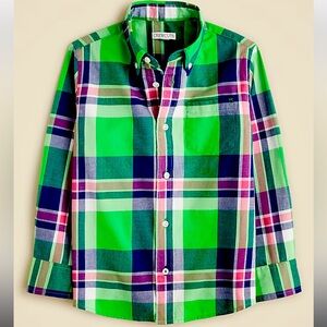 🆕 J. Crew Kids' stretch poplin button-down in plaid